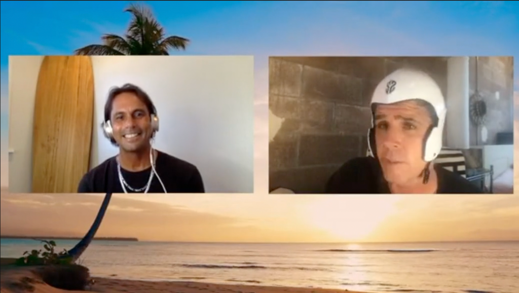 Kaipo Guerrero and Peter Mel get stoked on the new SIMBA surf helmet